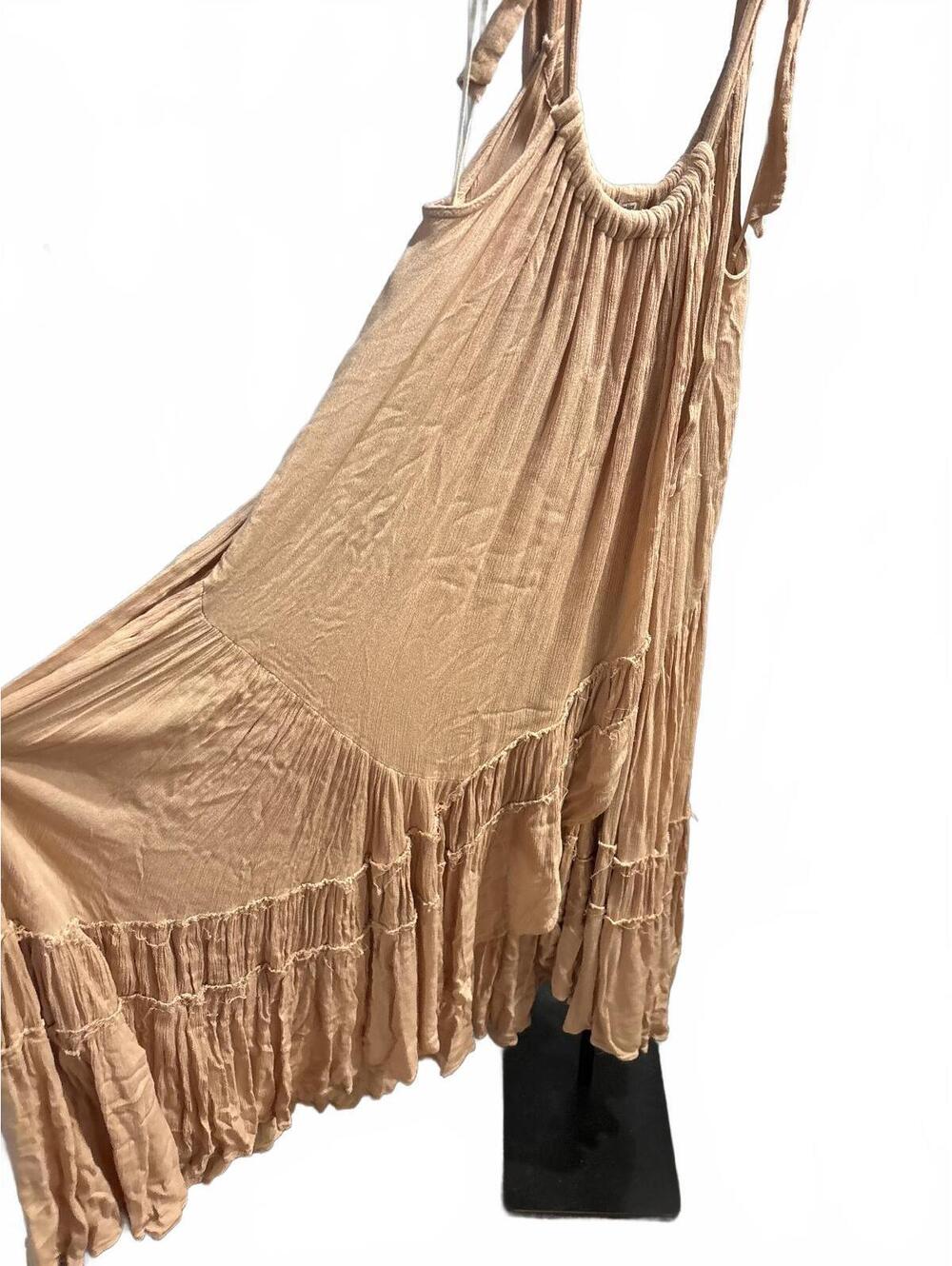 #FP094 Free People FP One – Crinkled Tiered Maxi Dress – Size S - Picture 2 of 3
